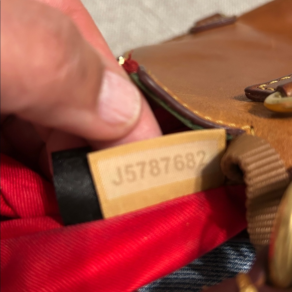 Classic Tan Leather Crossbody Bag - Picture 13 of 13